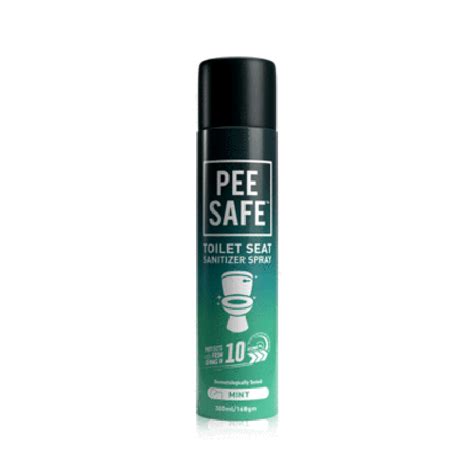 Toilet Seat Sanitizer Spray 300 Ml Mint Pee Safe Spray Uae