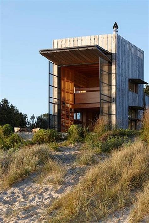 Coastal cottage house plans in oceanfront zones and surrounding areas are subject to hurricane force winds and flooding as well as wave action (primarily in v zone or velocity zones as determined by flood maps). Beach House in New Zealand - Barnorama