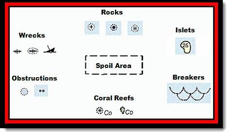 what is a spoil area on nautical charts