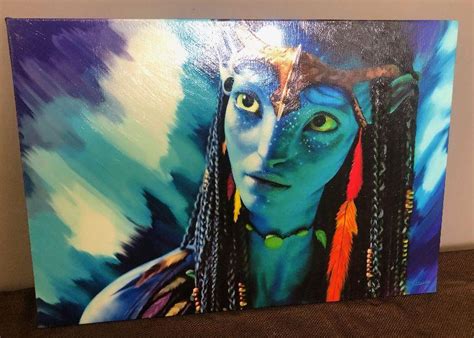 Lot 276 Acrylic Avatar Painting By Claude