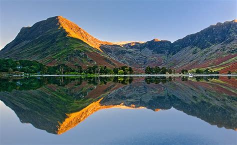 Buttermere Sunset Lake District Valley Of Flowers Cumbria