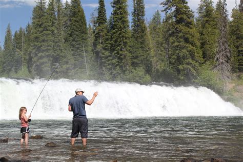 Enjoy Fishing And Hiking At Cave Falls On The Fall River In Yellowstone