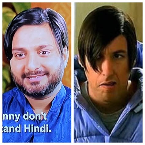 Sumit Looking Like Little Nicky Tonight How Did I Not Notice His Hair Growing Like This Before