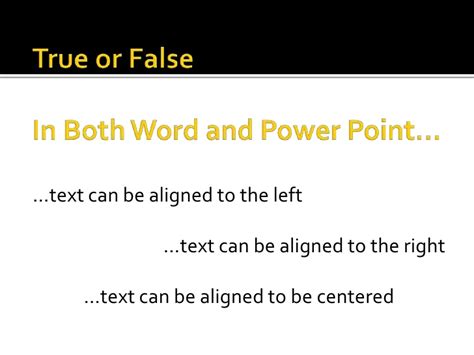 Power Point Vs Word