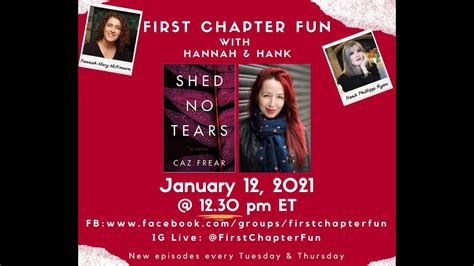First Chapter Fun Episode 124 Shed No Tears By Caz Frear Youtube