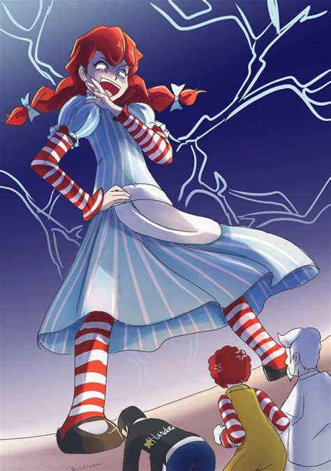 Smug Wendy By Jeffanime Deviantart Com On Deviantart Wendy Anime Wendys Girl Restaurant Memes