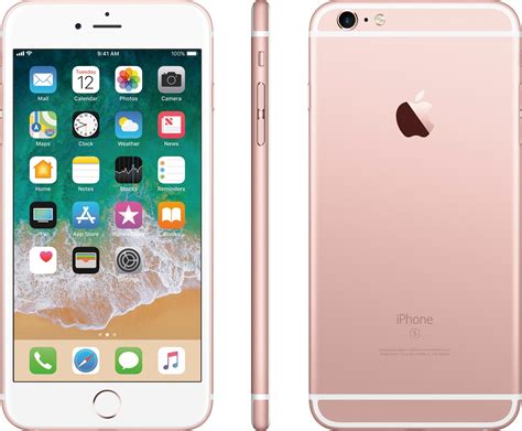 best buy total wireless apple iphone 6s plus 4g lte with 32gb memory prepaid cell phone rose