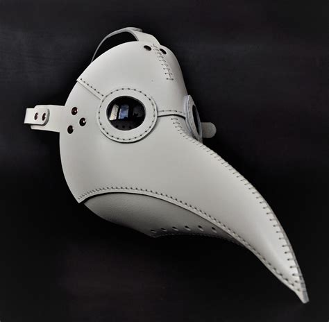 Plague Doctor Mask White Plague Doctor Mask Plague Doctor Etsy
