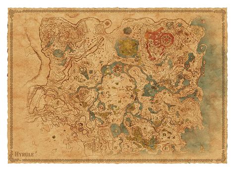 Breath Of The Wild Map Comparison Maping Resources