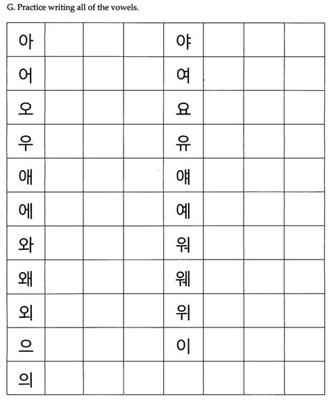 Korean Alphabet Printable - C # ile Web' e Hükmedin!