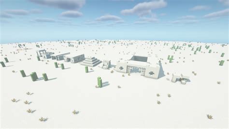 Desert Structures Shaders Showcase Minecraft Map