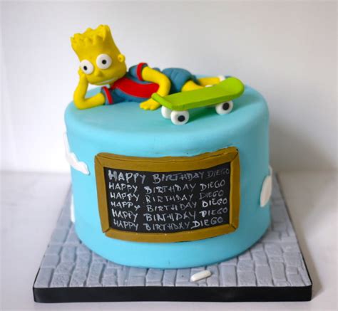 Bart Simpson Cake