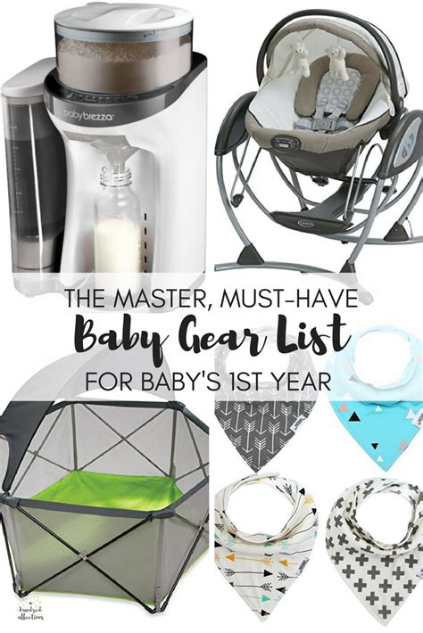 Must Have Baby Gear List For Babys 1st Year Baby Gear List Baby