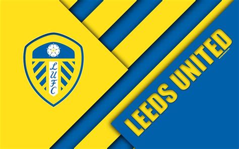 Can't find what you are looking for? Download wallpapers Leeds United FC, logo, 4k, blue yellow ...