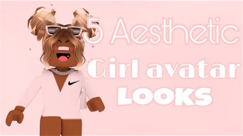 5 Cheap Aesthetic Roblox Girls Avatars Youtube