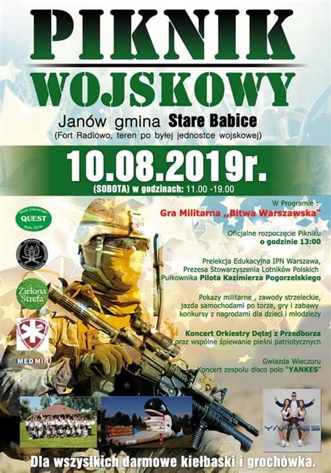 Łęczyńskiej w lublinie konrad sławiński 30 czerwca 2021, 14:00 Piknik Wojskowy | Gmina Stare Babice