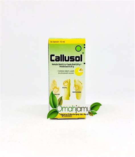 Jual Callusol Obat Mata Ikan Kutil Kapalan Di Lapak Omahjamu Bukalapak