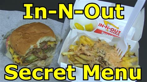 Maybe you would like to learn more about one of these? In-N-Out Burger Secret Menu Review - Animal Style Burger and Fries! - YouTube