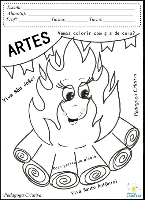 Atividades De Fogueira Para Educação Infantil