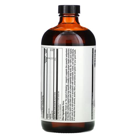 Heritage Store Black Seed Oil 16 Fl Oz 480 Ml Iherb