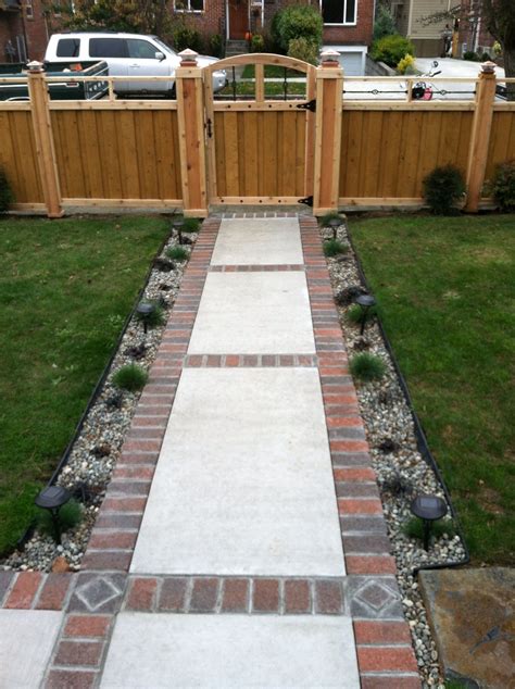 Pin By Home Design 4 Less On Brick Concrete Walkway Outdoor Walkway