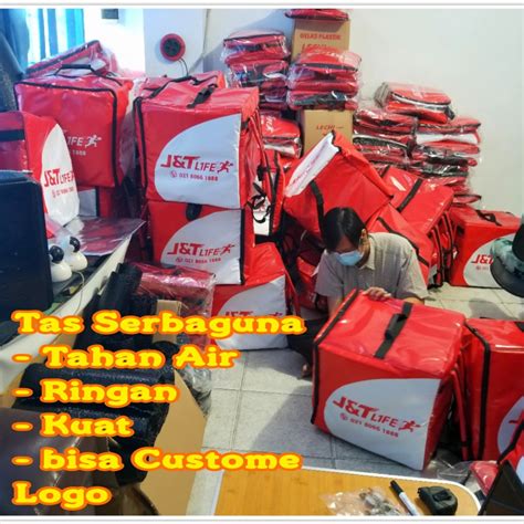 Jual Tas Kurir Tas Delivery Custom Printing Logo 3 Sisi Shopee Indonesia