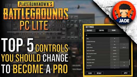 Top Keyboard Control Settings You Should Change In Pubg Pc Lite To