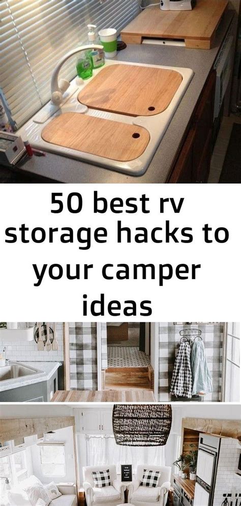 50 Best Rv Storage Hacks To Your Camper Ideas Storage Hacks Rv