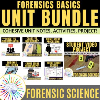 Forensic Science Crime Scene Basics Unit BUNDLE By Science Of Curiosity