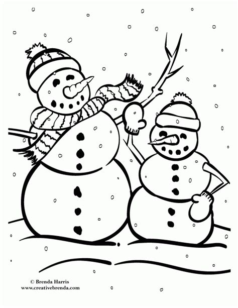 Pooh and snowman winter coloring page. Myplate Coloring Page - Coloring Home