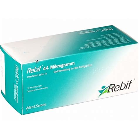 Rebif 44 Mcg 05 Ml Interferon Beta 1a 12 Pre Filled Syringes