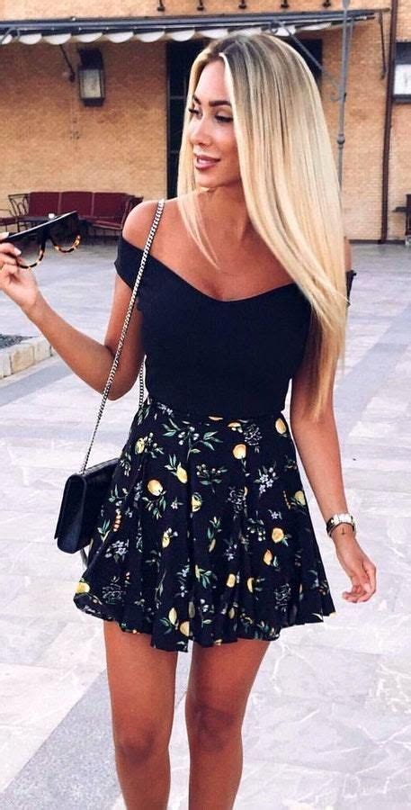 Awesome Summer Outfit Ideas Hot Blondes Casual Skirt Outfits Casual Summer Outfits Summer