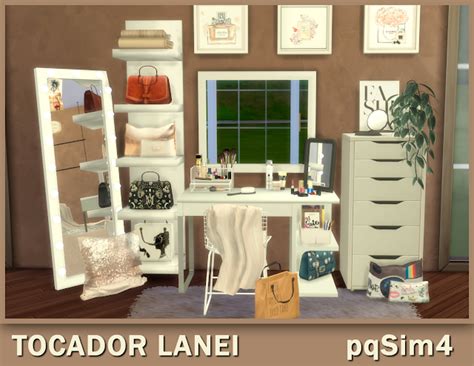Sims 4 Cc Custom Content Lanei Dressing Table Sims 4 Cc Furniture