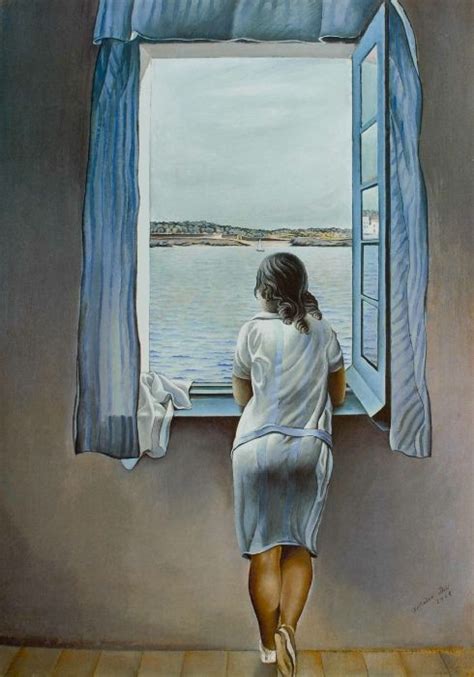 dali jeune fille debout à la fenêtre 1925 peintures dali dali salvador dali