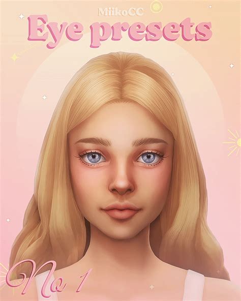 Eye Presets No 1 Miiko On Patreon Sims 4 Body Mods Sims 4 Game