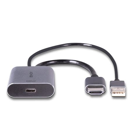 HDMI® to USB Type C Converter with USB Power - from LINDY UK