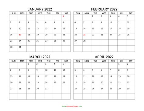 March And April 2022 Calendar Calendar Quickly Print March April 2022