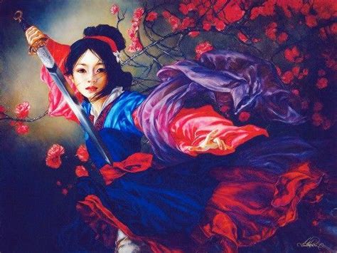 © Mulan Disney Fine Art Disney Princess Art Fine Artwork Canvas