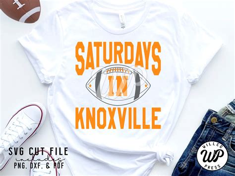 Saturdays In Knoxville Svg Tennessee Svg Football Png Dxf Etsy