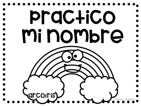 Cuaderno Practico Mi Nombre