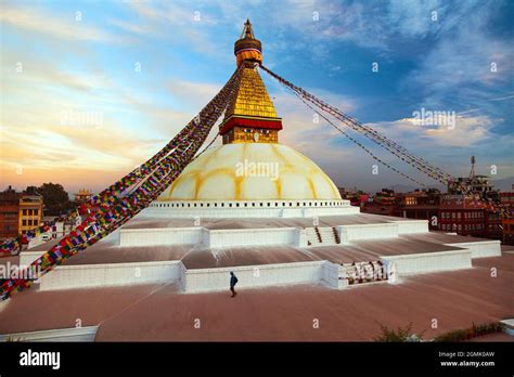 View Of Boudha Or Boudhanath Stupa One From The Best Buddhist Stupas On The World The Biggest