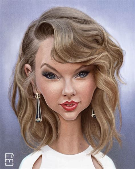 Taylor Swift Celebrity Caricatures Caricature Caricature Artist