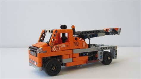 A lego technic multi mode crab steering at mini scale, with free building instructions. 42060 C model: Tow truck + INSTRUCTIONS - YouTube