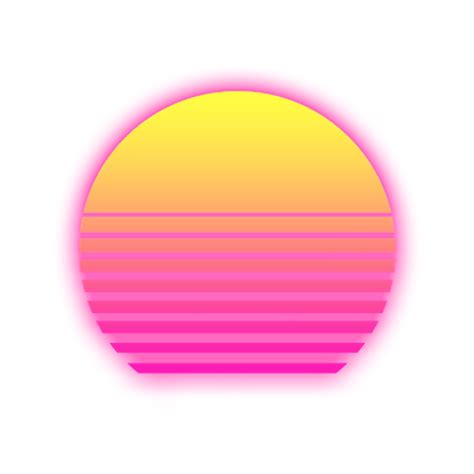 Retro Clipart Sunset Retro Sunset Transparent Free For Download On