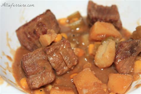 The braise is marinated for. Easy Beef stew for the Winter Blues! - AllieFerriera.Com ...