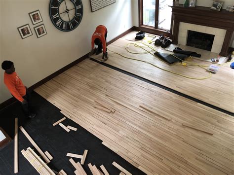 Weathered Grey Stained Hardwoods Liberty Mo Hardwood Floor Refinishing