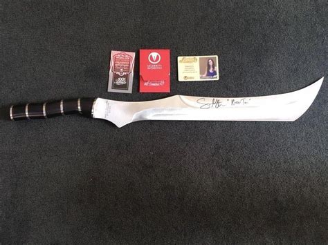 River Tam Sword Firefly Serenity Signed By Summer Glau Limited 100
