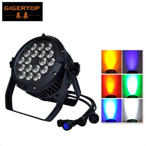 Free Shipping Waterproof Ip65 Outdoor Led Par Rgbwauv 6in1 Led Par Can