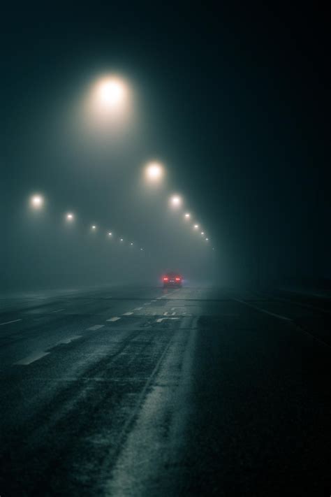 Pin By O K On Stormy Days ~rain ~ Fog Night Landscape Night Scenery