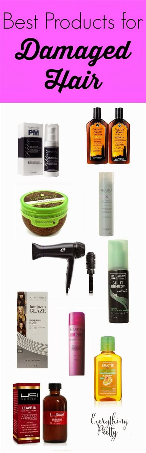 Best Hair Products For Damaged Hair Everything Pretty